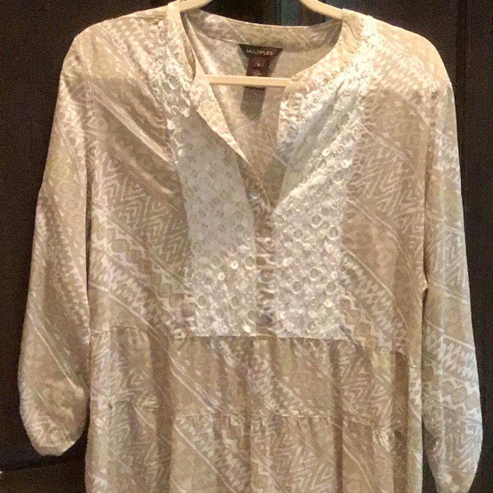 FINAL SALE Multiples dress or tunic SZ L